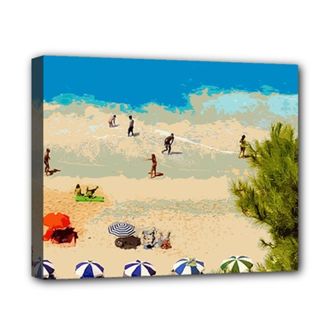 Beach Canvas 10  X 8  by Valentinaart