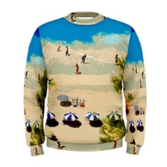 Beach Men s Sweatshirt by Valentinaart