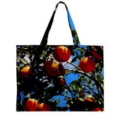 Orange Tree Zipper Mini Tote Bag by Valentinaart