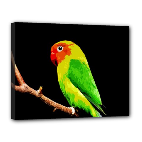 Parrot  Canvas 14  X 11  by Valentinaart