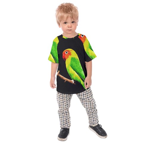 Parrot  Kids Raglan Tee by Valentinaart