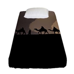 Caravan  Fitted Sheet (single Size) by Valentinaart