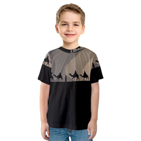 Caravan  Kids  Sport Mesh Tee by Valentinaart