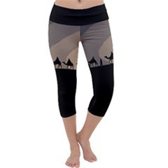 Caravan  Capri Yoga Leggings by Valentinaart