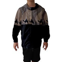 Caravan  Hooded Wind Breaker (kids) by Valentinaart