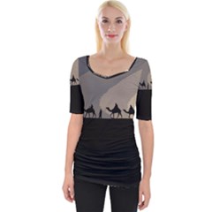 Caravan  Wide Neckline Tee