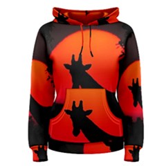 Giraffe  Women s Pullover Hoodie by Valentinaart