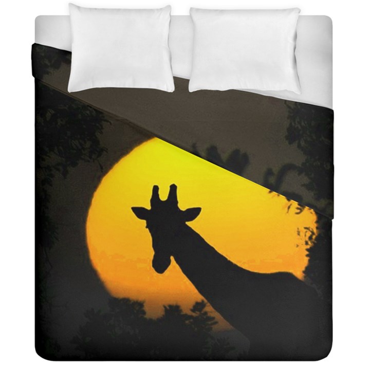 Giraffe  Duvet Cover Double Side (California King Size)