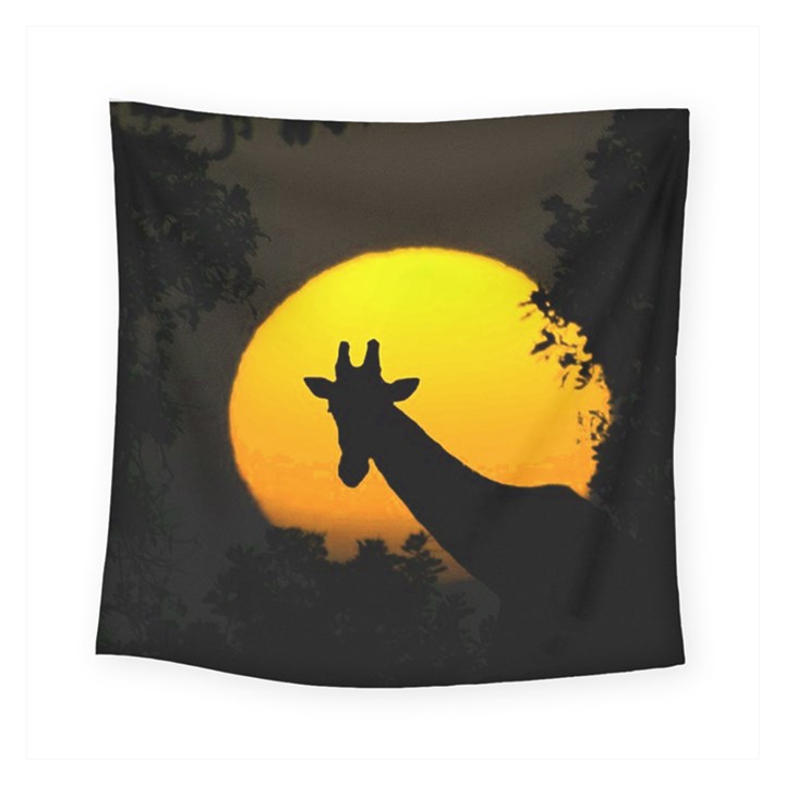 Giraffe  Square Tapestry (Small)