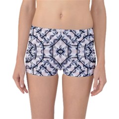 Futuristic Geometric Pattern  Boyleg Bikini Bottoms