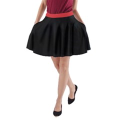 Kellytvgear Black/red A-line Pocket Skirt