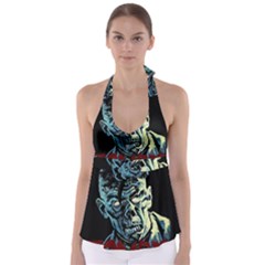 Zombie Babydoll Tankini Top by Valentinaart