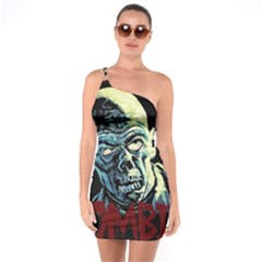 Zombie One Soulder Bodycon Dress