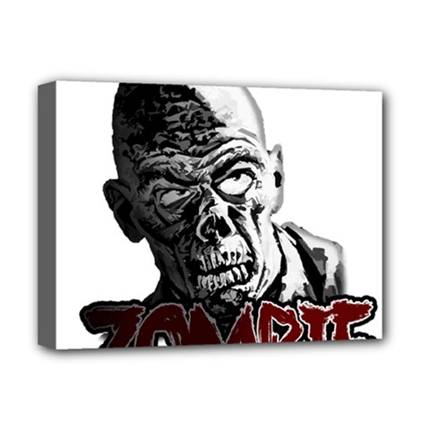 Zombie Deluxe Canvas 16  X 12   by Valentinaart