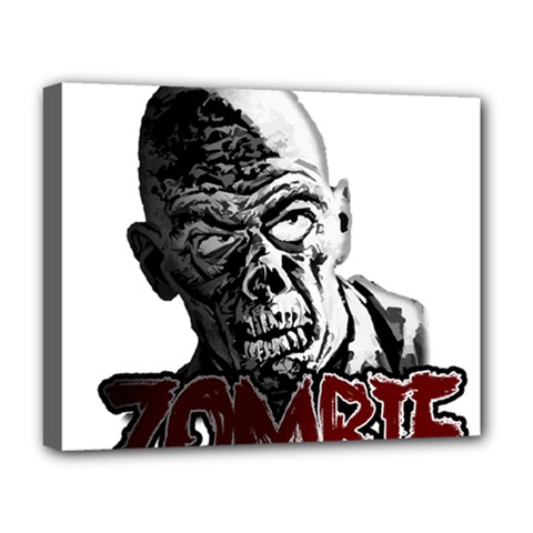 Zombie Deluxe Canvas 20  X 16   by Valentinaart