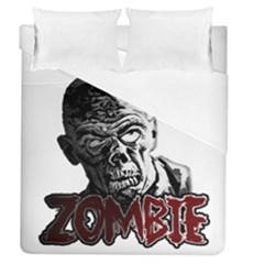 Zombie Duvet Cover (queen Size) by Valentinaart