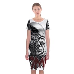 Zombie Classic Short Sleeve Midi Dress by Valentinaart