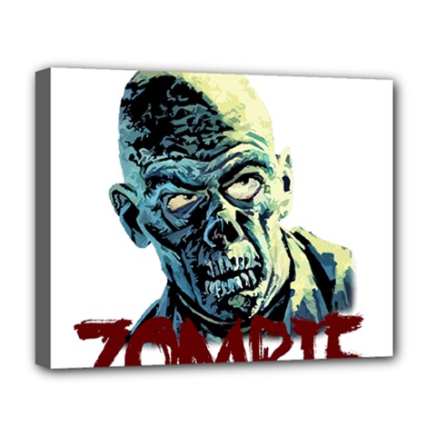 Zombie Deluxe Canvas 20  X 16   by Valentinaart