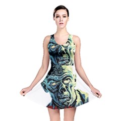 Zombie Reversible Skater Dress by Valentinaart