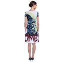 Zombie Short Sleeve Front Wrap Dress View2