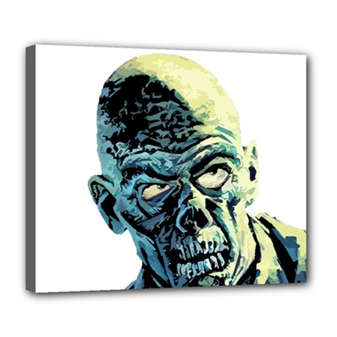 Zombie Deluxe Canvas 24  X 20   by Valentinaart