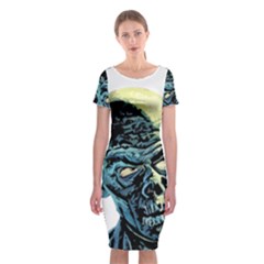 Zombie Classic Short Sleeve Midi Dress by Valentinaart