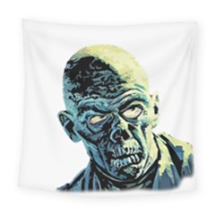 Zombie Square Tapestry (large) by Valentinaart