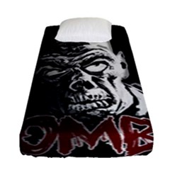 Zombie Fitted Sheet (single Size) by Valentinaart