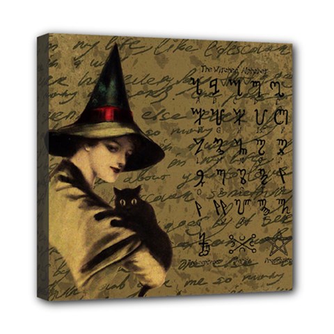 Witchcraft Vintage Mini Canvas 8  X 8  by Valentinaart