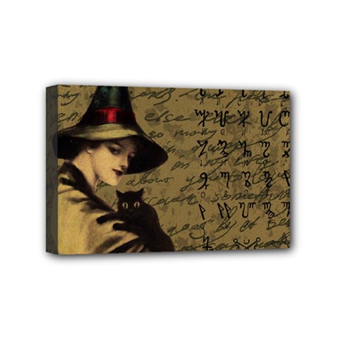 Witchcraft Vintage Mini Canvas 6  X 4  by Valentinaart