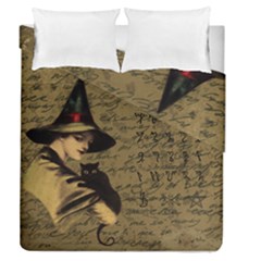 Witchcraft Vintage Duvet Cover Double Side (queen Size) by Valentinaart