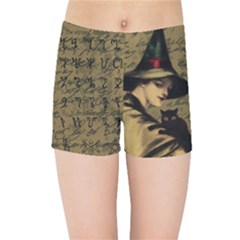 Witchcraft Vintage Kids Sports Shorts