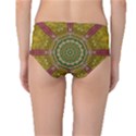 Mandala In Metal And Pearls Mid-Waist Bikini Bottoms View2