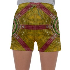 Mandala In Metal And Pearls Sleepwear Shorts