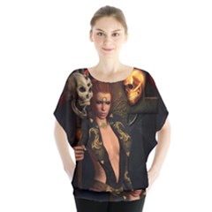 The Dark Side, Women With Skulls In The Night Blouse