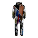 Abstract Composition Hooded Jumpsuit (Kids) View1