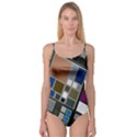 Abstract Composition Camisole Leotard  View1