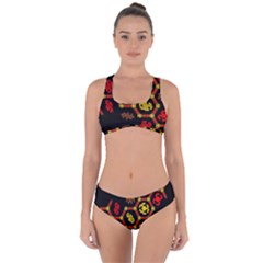 Algorithmic Drawings Criss Cross Bikini Set