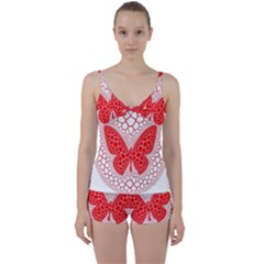 Butterfly Tie Front Two Piece Tankini