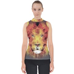 Fractal Lion Shell Top