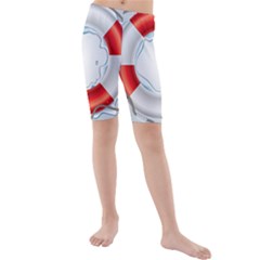 Spare Tire Icon Vector Kids  Mid Length Swim Shorts by Nexatart