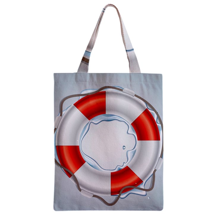 Spare Tire Icon Vector Zipper Classic Tote Bag