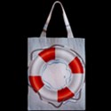 Spare Tire Icon Vector Zipper Classic Tote Bag View2