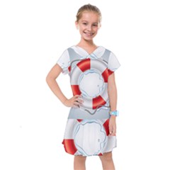 Spare Tire Icon Vector Kids  Drop Waist Dress