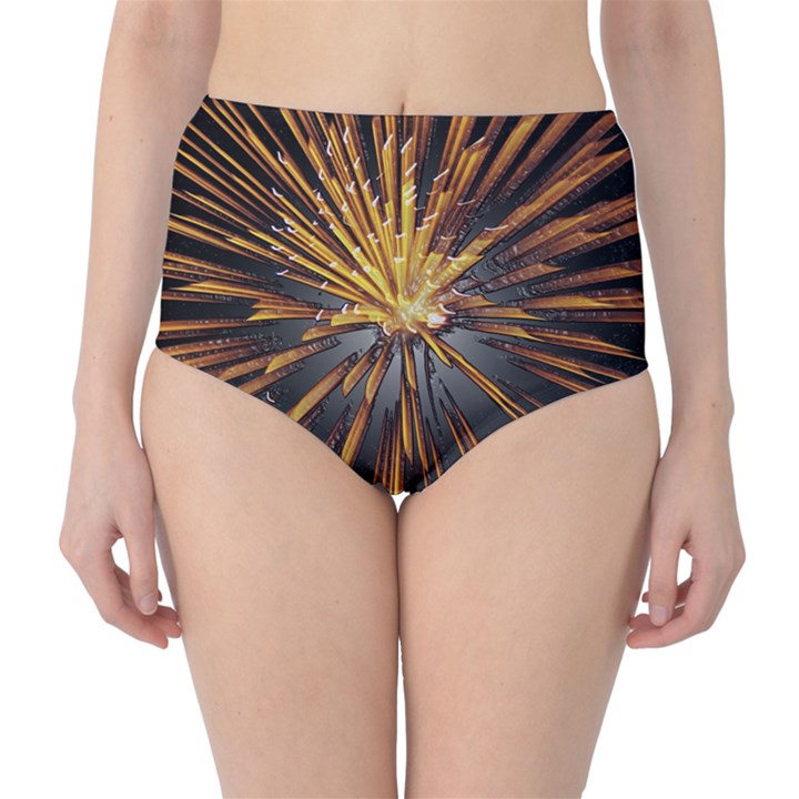 Pyrotechnics Thirty Eight High-Waist Bikini Bottoms