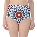 Mandala Art Ornament Pattern High-Waist Bikini Bottoms View1