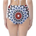 Mandala Art Ornament Pattern High-Waist Bikini Bottoms View2