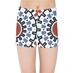 Mandala Art Ornament Pattern Kids Sports Shorts