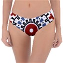 Mandala Art Ornament Pattern Reversible Classic Bikini Bottoms View3