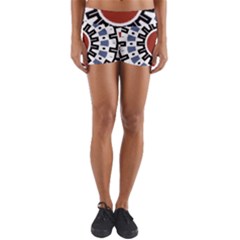 Mandala Art Ornament Pattern Yoga Shorts